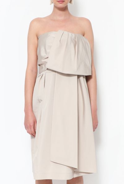 Prada Draped Silk Bustier Dress, 2009 - 2