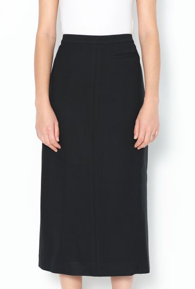 The Row 2020 Pol Crêpe Midi Skirt - 2