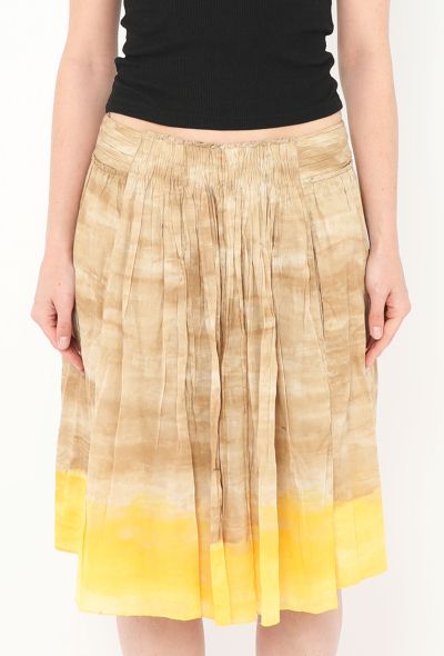 Prada 2006 Pleated Ombré Skirt - 2