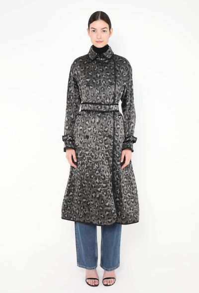 Dior Jacquard Leopard Print Trench - 2