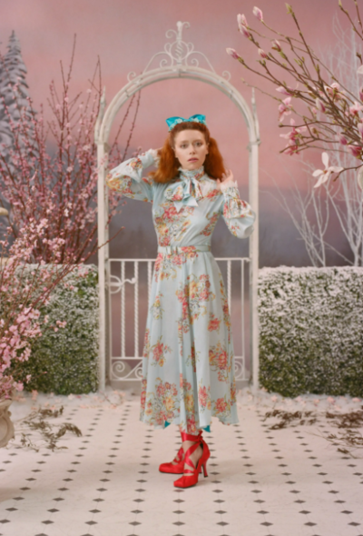 Rodarte F/W 2022 Floral Ruffled Jumpsuit - 2