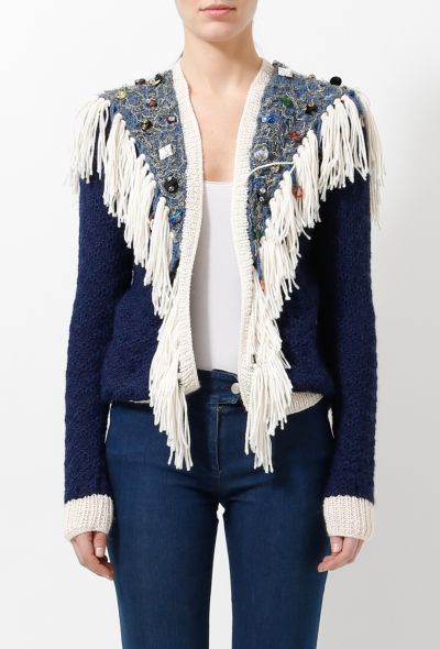 Rodarte F/W 2013 Cashmere Jeweled Cardigan - 1