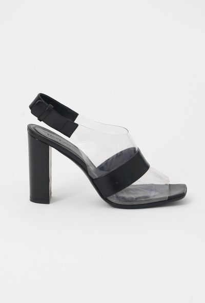 Céline Resort 2013 Transparent Slingback Sandals - 1