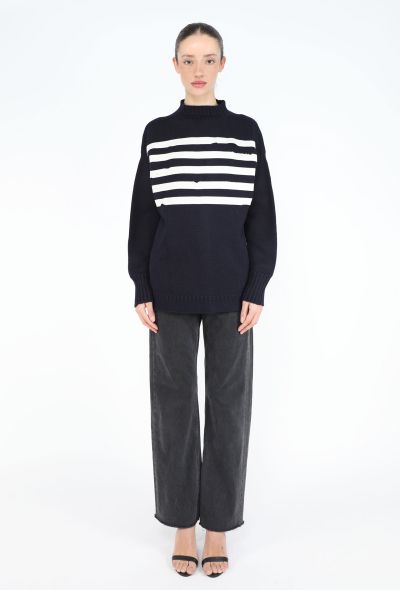 Prada S/S 2025 Distressed Striped Sweater - 1