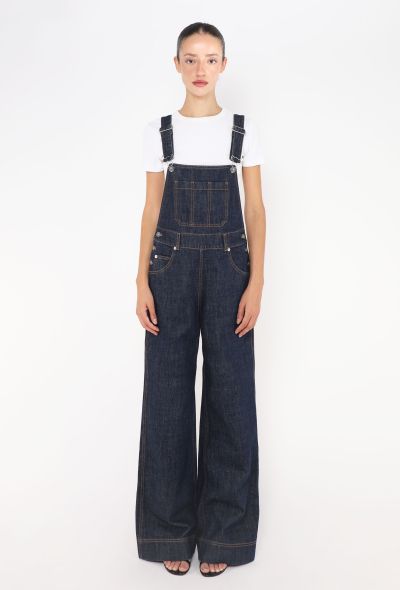 Dior Bootcut Belted Denim Overalls - 2