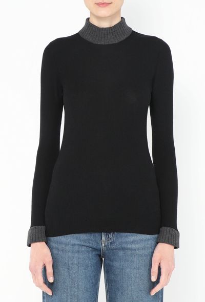 Loewe 'Second Skin' Turtleneck Sweater - 1