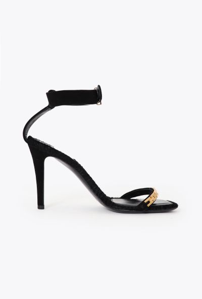 Céline 2010 Textured Chainlink Sandals - 2