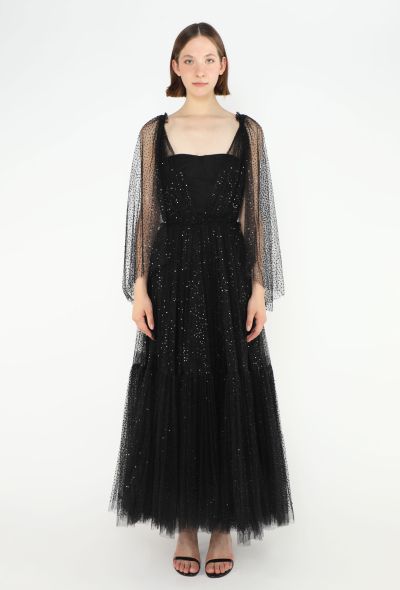 Dior Couture Fall 2018 Vermicelli Tulle Gown - 1