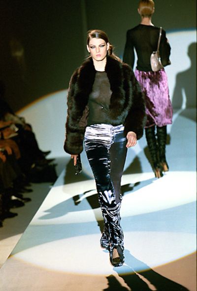 Gucci Velvet Flare Trousers, F/W 1999 - 2