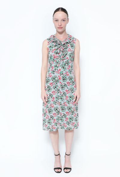 Prada Resort 2011 Graphic Crêpe Dress - 1