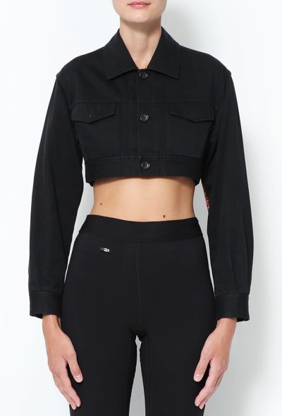 Comme des Garçons '90s Cropped Denim & Plaid Jacket - 1