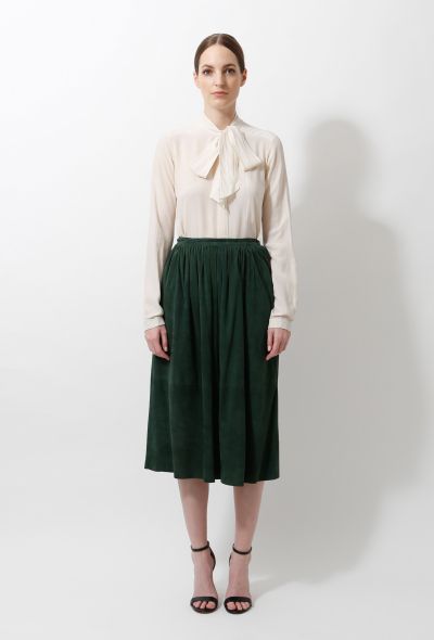 Ralph Lauren Vintage  Suede Skirt - 1