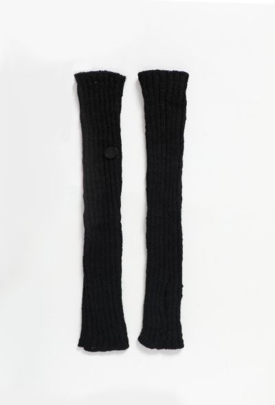 Chanel Fingerless Wool Gloves - 1