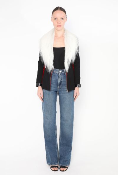 Jean Paul Gaultier Fall 1991 'Can-Can' Fur Collar Jacket - 2