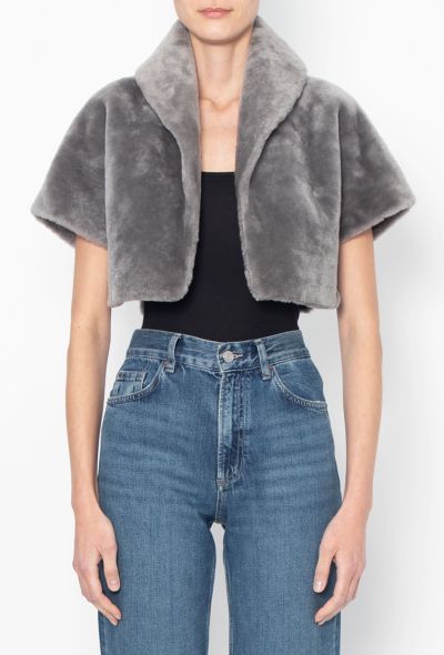 Alaïa F/W 2010 Shearling Bolero Jacket - 1