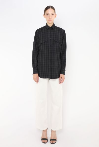 Saint Laurent 2014 Plaid Flannel Shirt - 2