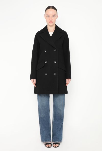 Alaïa Classic Double-Breasted Peacoat - 1