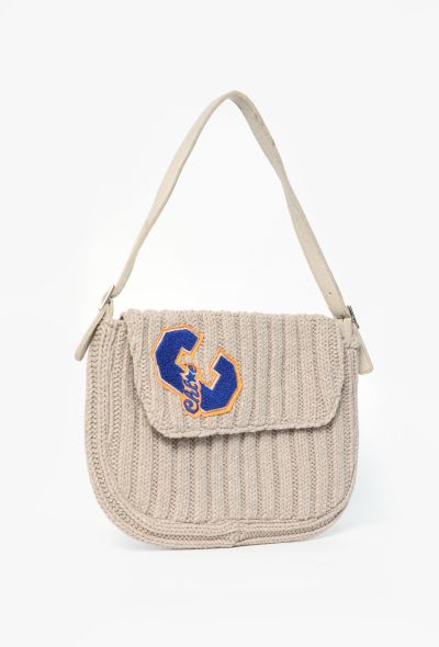 Chloé Vintage Collegiate Ribbed Knit Bag - 2