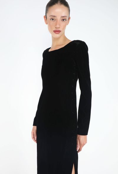 Emporio Armani '90s Velvet Sheath Dress - 2