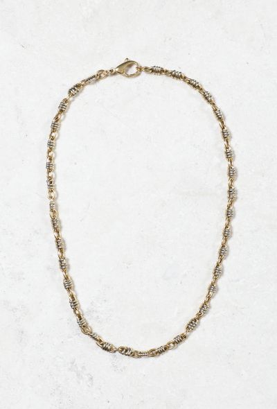 Vintage Fine Jewelry Vintage 1980s 18k Yellow Gold Necklace - 1