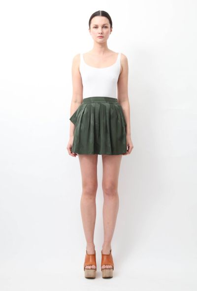 Balenciaga Silk Pleated Skirt - 2