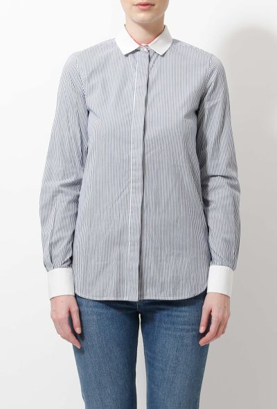 Céline Striped Cotton Dress Shirt - 2