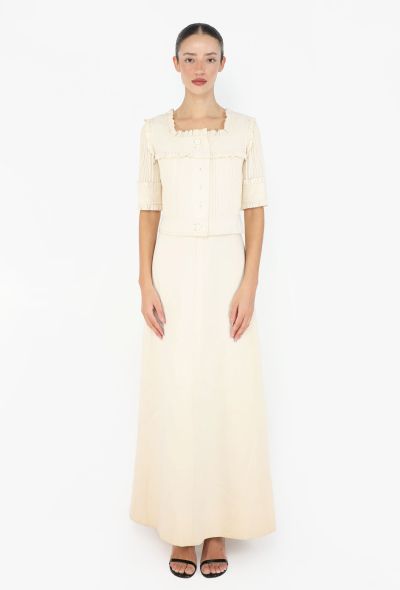 Louis Feraud '70s Couture Pleated Maxi Ensemble - 2