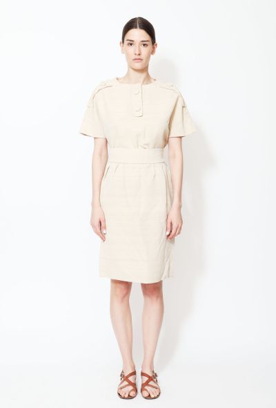 Balenciaga 2010 'Edition' Linen Cargo Ensemble - 1