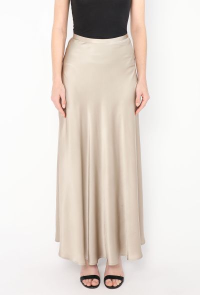 '90s Bias-Cut Charmeuse Skirt - 2