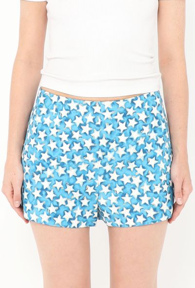 Valentino 2016 Crêpe Star Print Shorts - 2