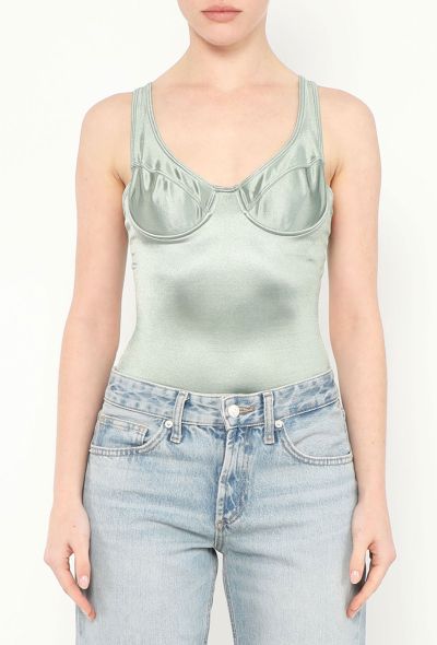 Alaïa S/S 1987 Cut-Out Bustier Bodysuit - 1
