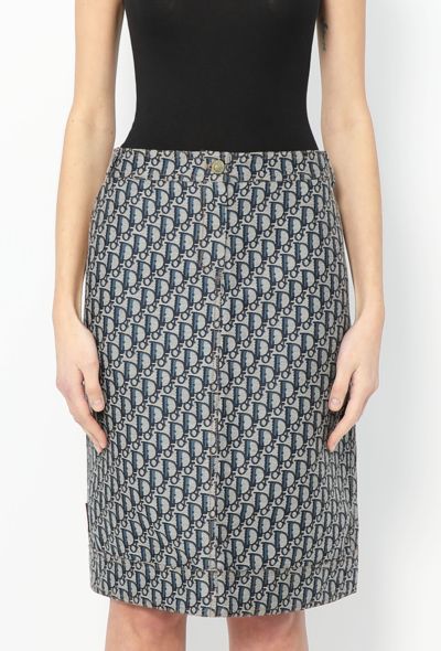 Christian Dior 2005 Diorissimo Print Skirt - 2