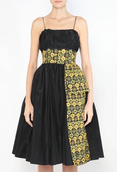 Mitzi Morgan '50s Floral Flared Taffeta Dress - 2