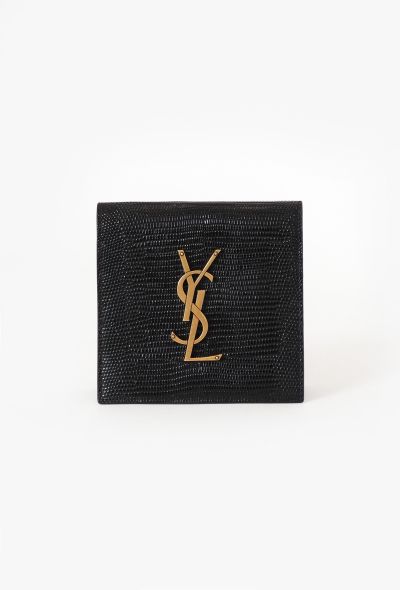 Saint Laurent F/W 2025 Show Invitation Leather Card Holder - 1