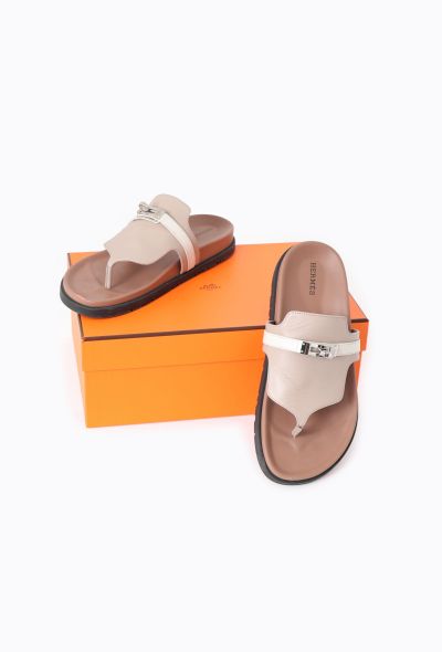 Hermès Empire Buckle Sandals - 2