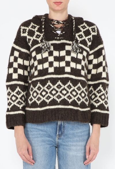 Céline Hooded Knit Pullover, Resort 2021 - 1