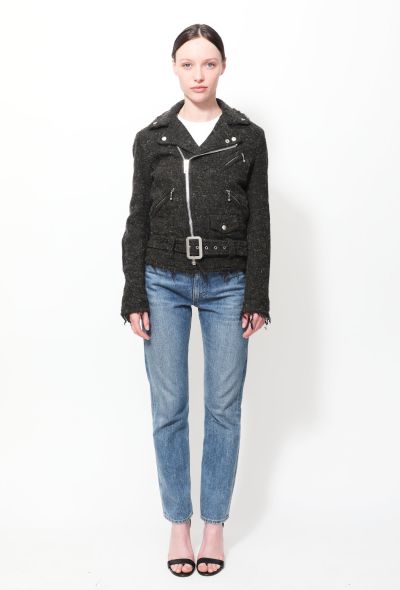 Junya Watanabe 2011 Distressed Wool Biker Jacket - 1