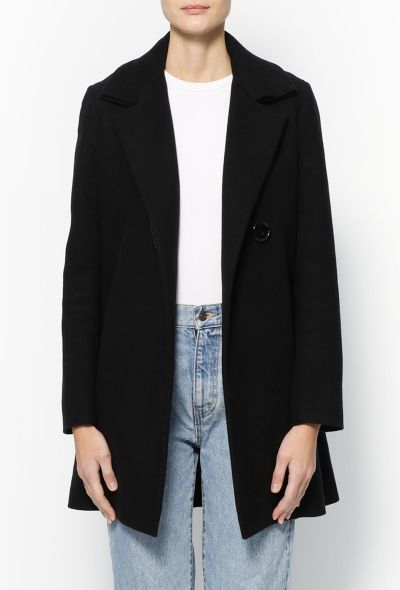 The Row Ralty Cotton Twill Peacoat - 1