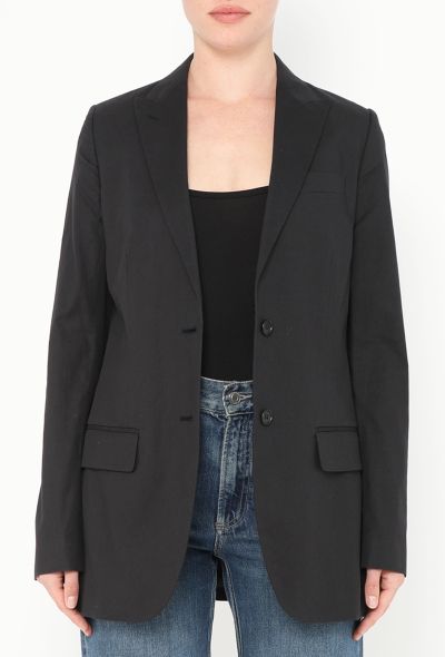 Helmut Lang '90s Tailored Cotton Blazer - 1