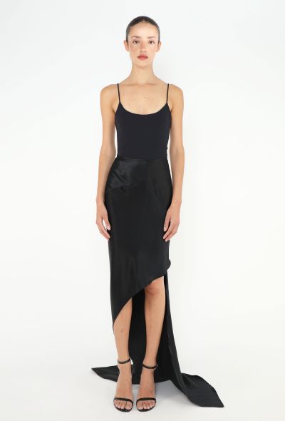 Narciso Rodriguez Silk Train Skirt - 1