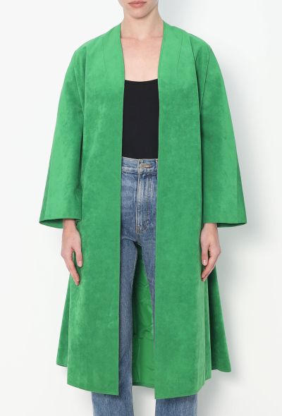 Halston Early '70s Ultrasuede Swing Coat - 2