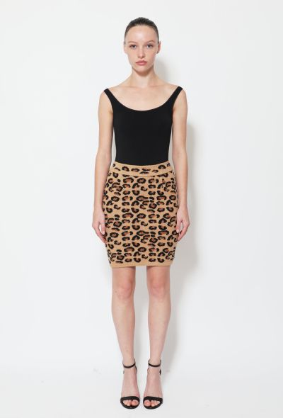 Alaïa Short Leopard Skirt – Iconic Fall 1991 Collection - 1