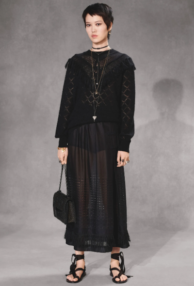 Dior Pre-Fall 2018 Eyelet Maxi Skirt - 2