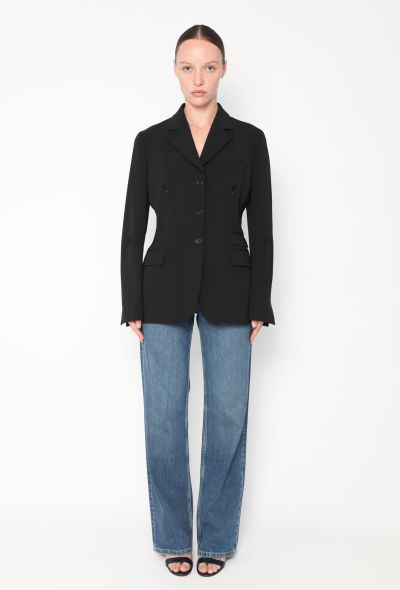 Embroidered Hourglass Blazer - 2
