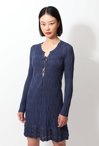 Missoni Lace Up Knit Dress - 1