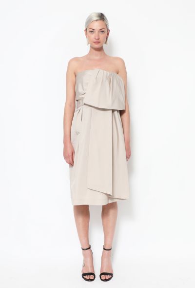 Prada Draped Silk Bustier Dress, 2009 - 1