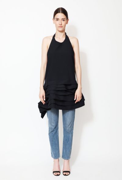 Comme des Garçons Asymmetrical Tulip Twill Apron - 1