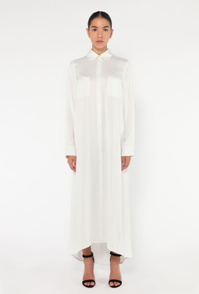 The Row Classic Crêpe Button Down Dress - 2