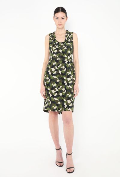 Prada Pre-Fall 2010 Draped Camo Dress - 1