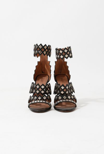 Alaïa Studded Sandal Heels - 2